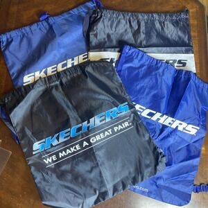 SKECHERS 1-Handle Drawstring Backpack/Bag LOT OF 4;‎ 17" X 19.5"